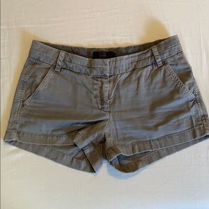 Gray JCrew Chino Shorts